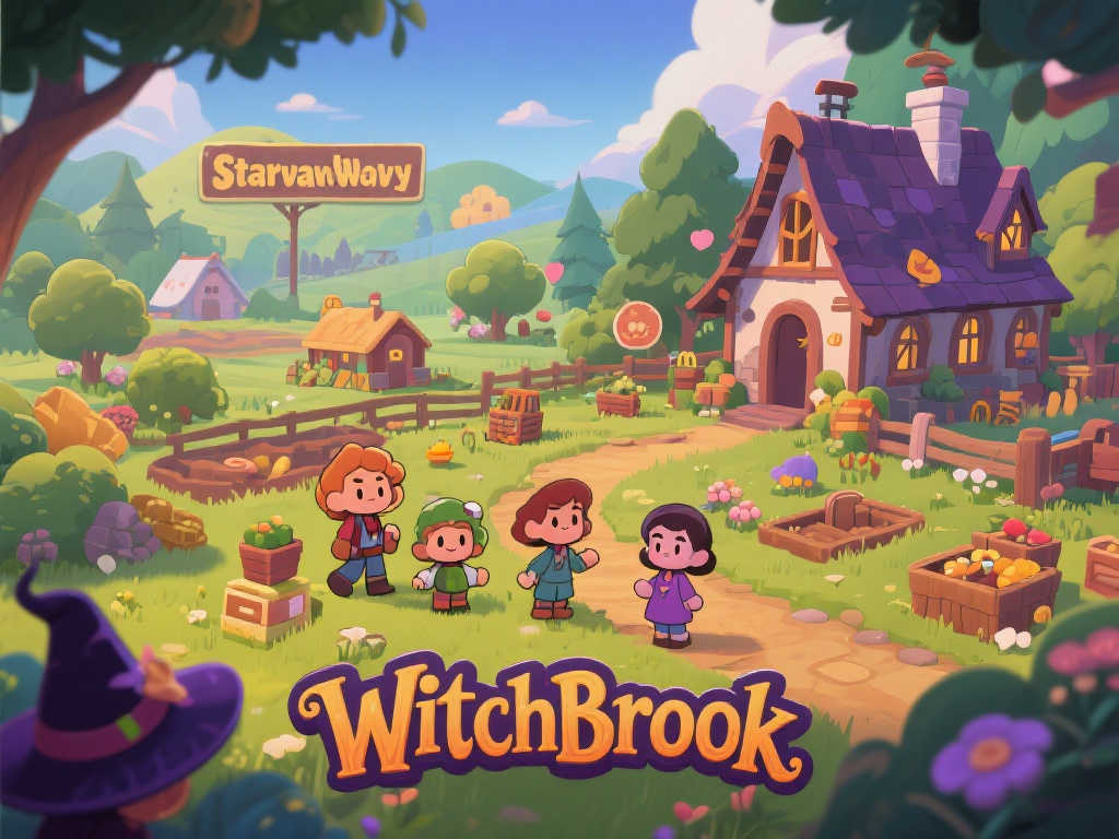 像素奇幻再启：魔法冒险游戏《Witchbrook》将登陆NS2